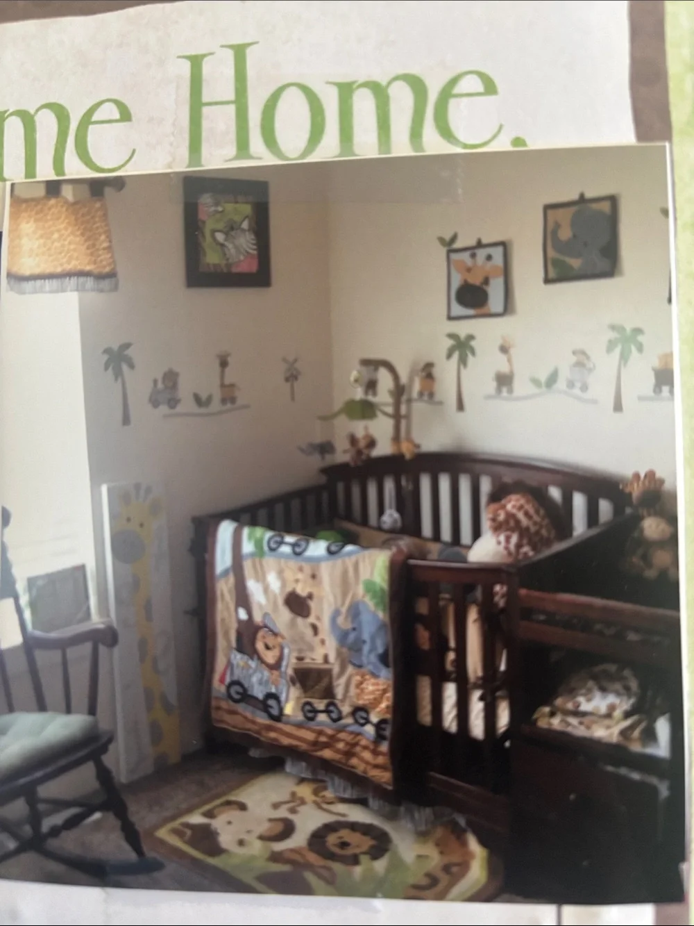 Nursery Jungle Animal room accessories